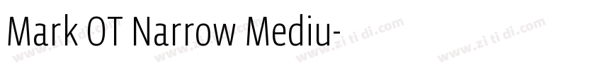 Mark OT Narrow Mediu字体转换